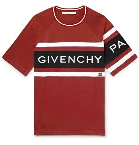 givenchy mens t shirt red